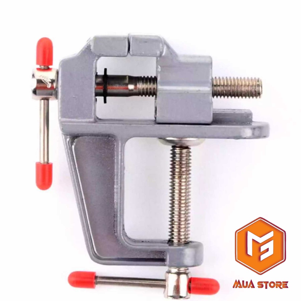 Ragum Mini / Catok Meja / Clamp Penjepit Kayu Besi