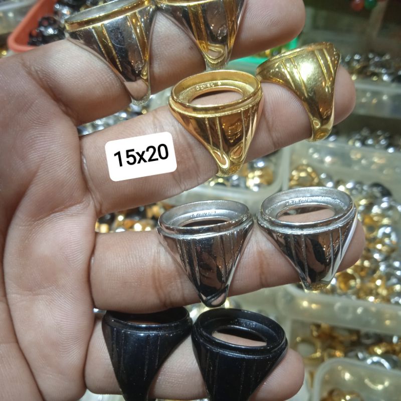 CINCIN/EMBAN/RING TITANIUM RR/BA TANAM KUALITAS SUPER 15X20