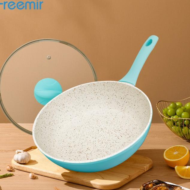 FREEMIR WAJAN TEFLON FRYING PAN PANCI ANTI LENGKET 26 CM DENGAN TUTUP