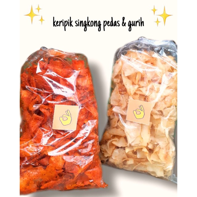 

Kripset / Keripik Singkong Pedas & Original Gurih Murah Berkualitas (Isi Lebih Dari ¼)