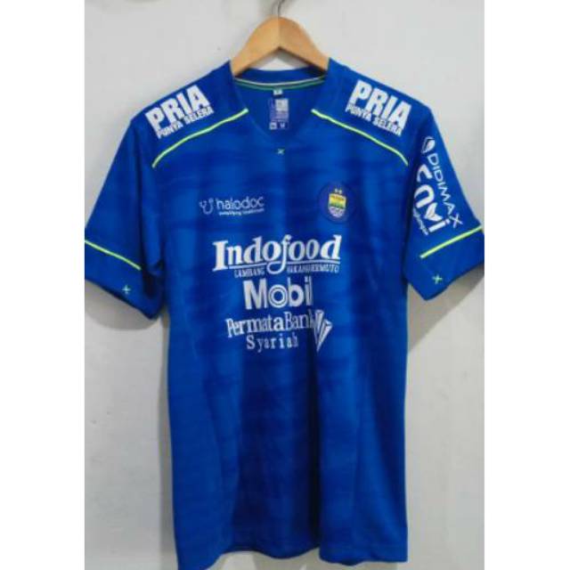 Jersey Persib Bandung 2020 Grade Ori Nama Dan Nomor Punggung Shopee Indonesia