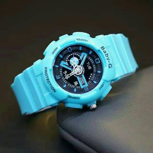 Jam Tangan Wanita Sporty Baby-G BGA110 Crono Hiasan