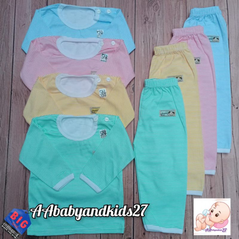 PRODUK TERBARU DAN TERLARIS!!! HOKIKU SETELAN BAYI LENGAN PANJANG USIA NEWBOR 0-4BULAN SNI HIGHT QUALITY