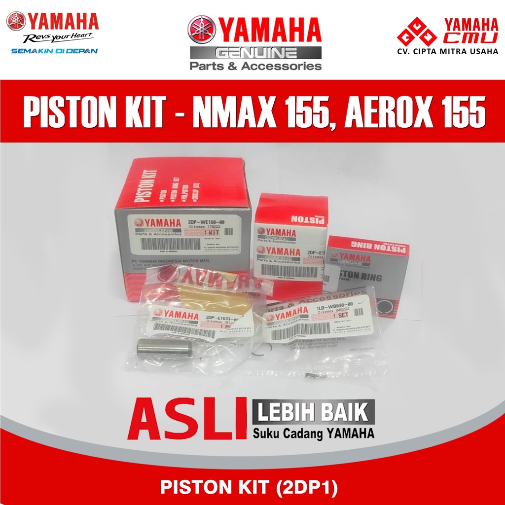PISTON KIT - NMAX 155, AEROX 155