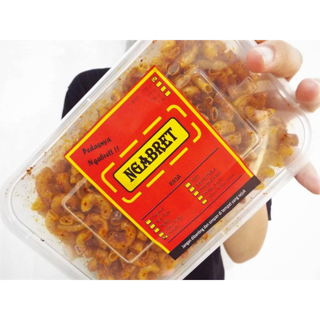 Makaroni / Makaroni Ngabret 200 gram kemasan Box