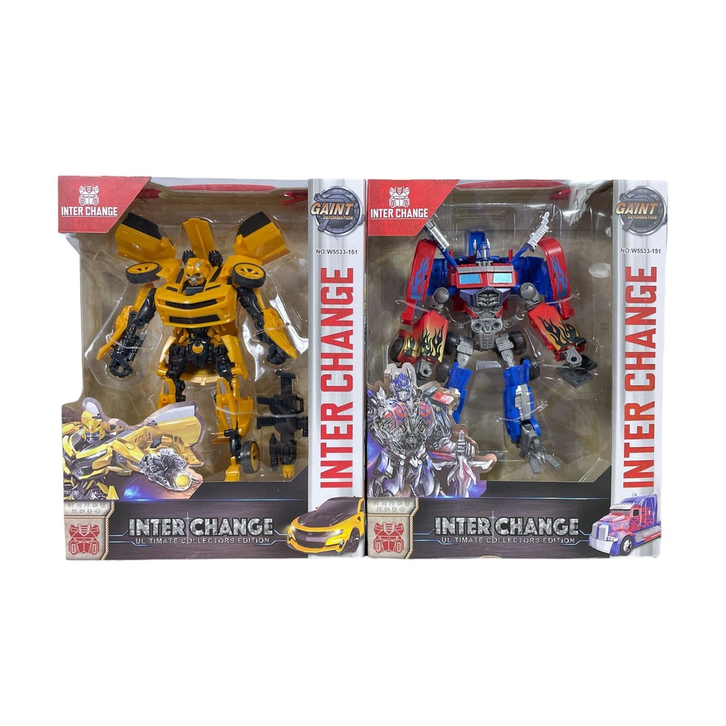 Mainan Action Figure Transformers The Reformers Optimus Prime Bumblebee