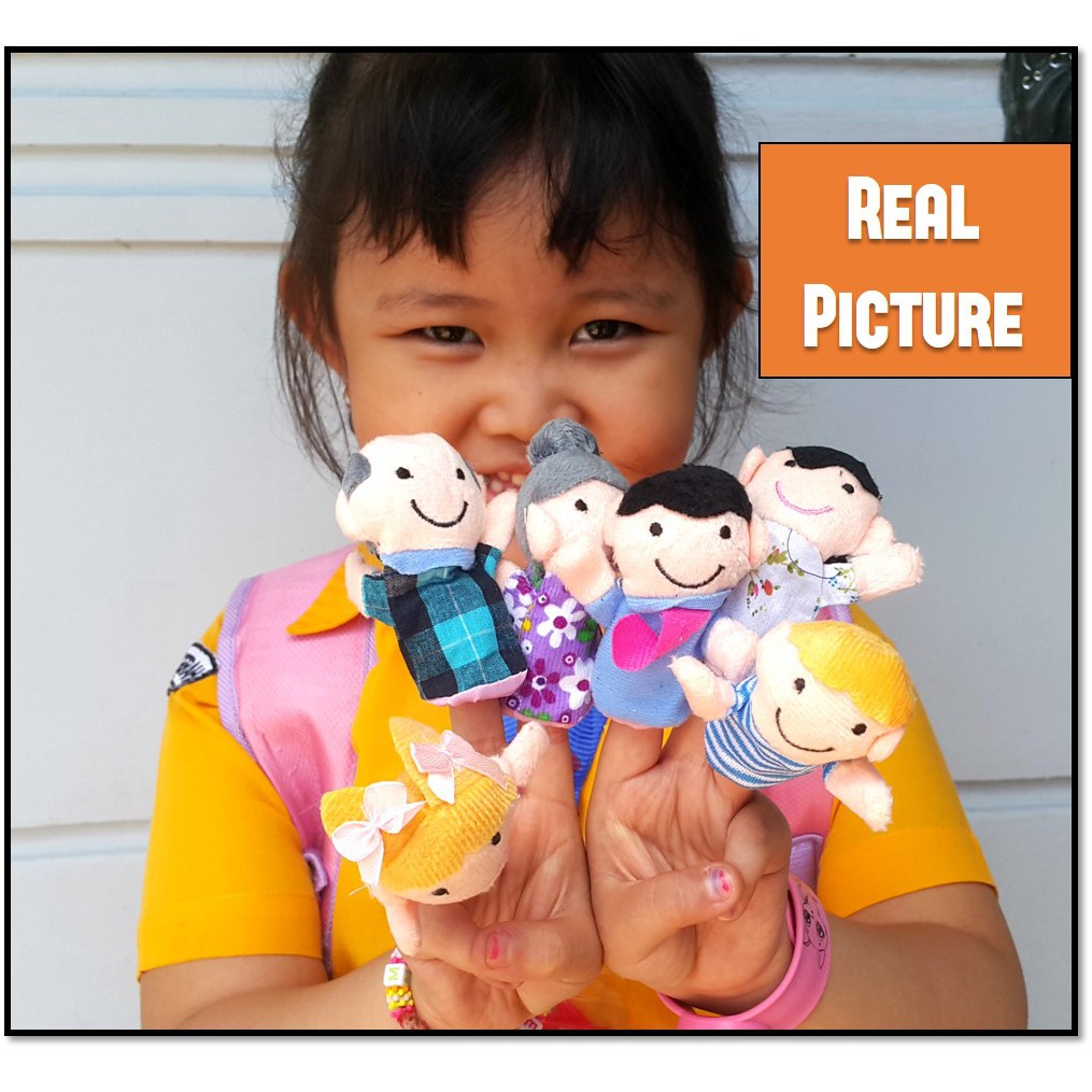 VIDEO INSIDE !!! Boneka Jari Keluarga | Family Finger Puppet Set