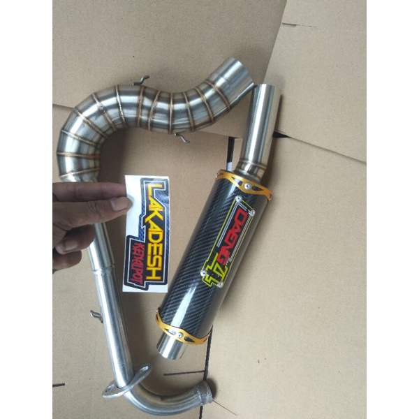 Knalpot daeng cobra ngacung Mio Mio J beat freego Vario 150 Scoopy aerox nmax  dll