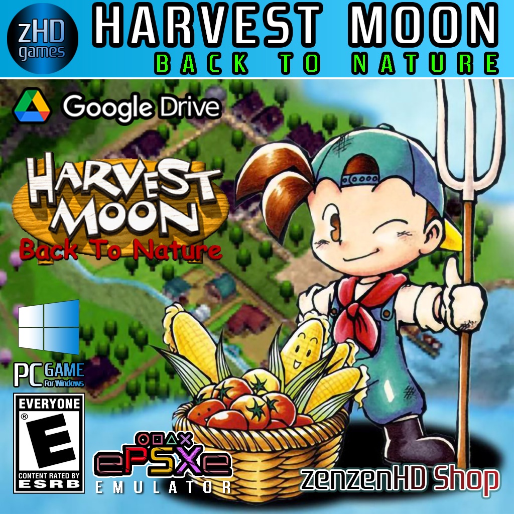 HARVEST MOON - BACK TO NATURE | DIGITAL PC GAME EMULATOR