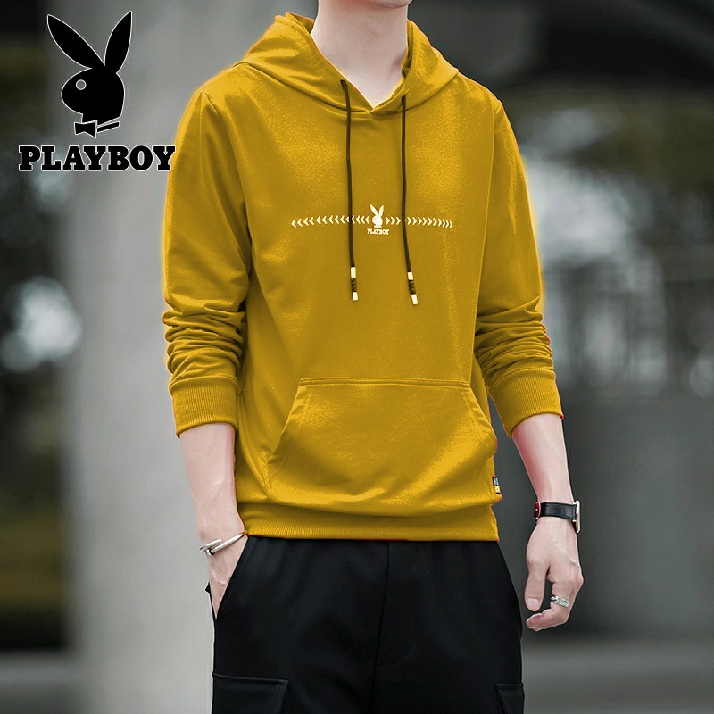 Lilipop.id Sweater Pria  Arrow Playboy Hoodie Jumper Outwear