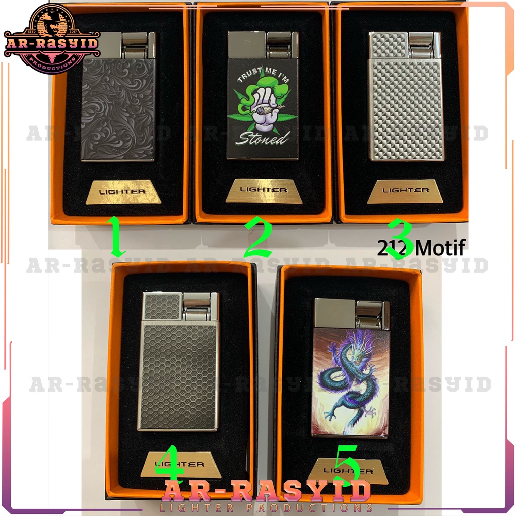 BISA COD! Korek Api Las Gas Fashion Lighter Motif DB-212