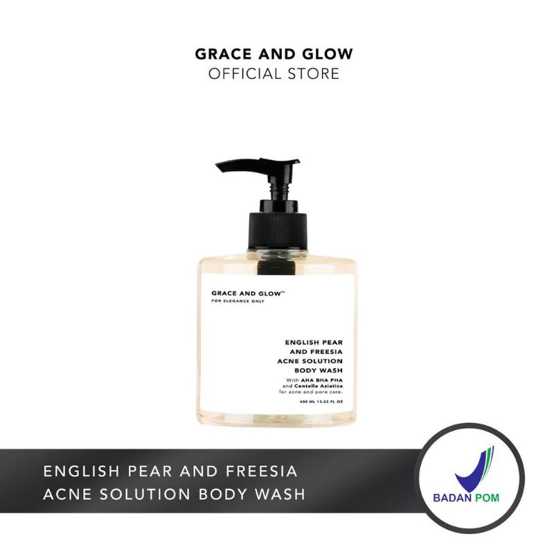 Grace &amp; Glow English Pear and Freesia Anti Acne Solution Body Wash