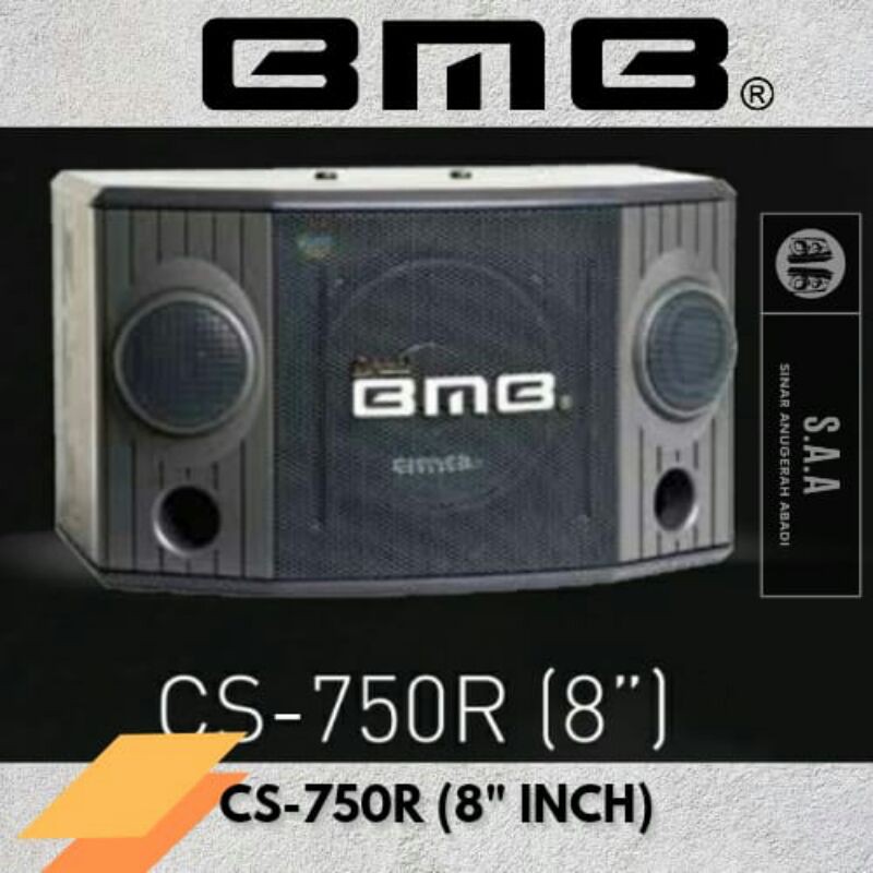 SPEAKER PASIF BMB CS-750R (8"inch) sepasang