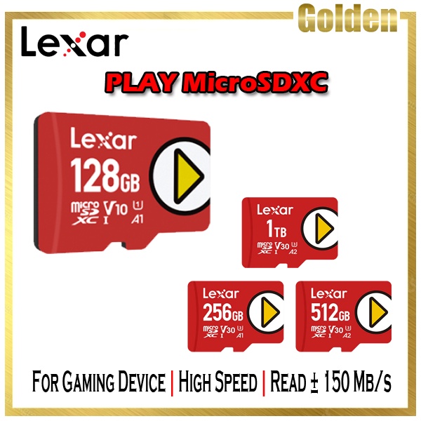 Lexar Play MicroSDXC 150MB/s 128GB 256GB 512GB 1TB Garansi resmi 5 tahun