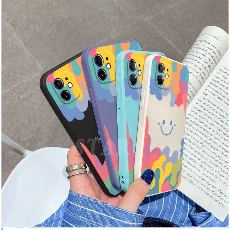 Case NFC Motif Smiley Untuk Redmi 10 Redmi Note 11 11S Note10 Pro 10S Xiaomi Poco X3 Pro X3 M3 Redmi 9T Note 8 Pro Note 7 Note 9 Pro Note9S