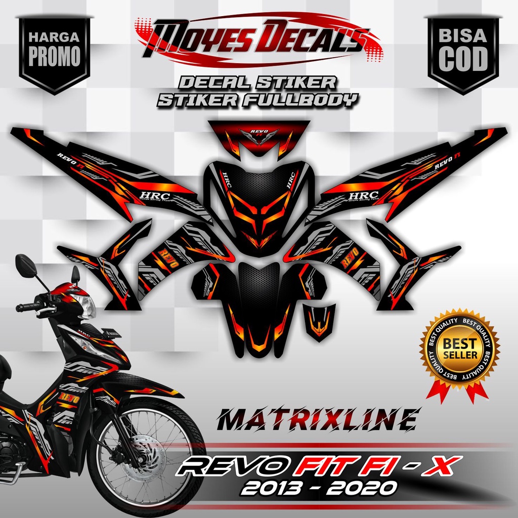 Decal Revo Fit Fi 2013 Fullbody - Decal Revo Fit Fi 2014 - Decal Revo Fit Fi 2015 - Decal Revo Fit F
