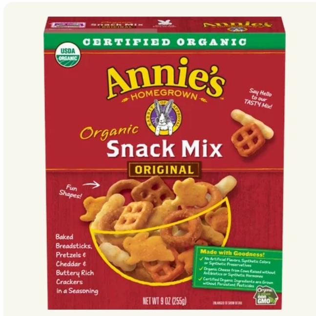 

Silahkan Order] Annie's homegrow Organic Snack Mix - Original 255 gr / krekers mix