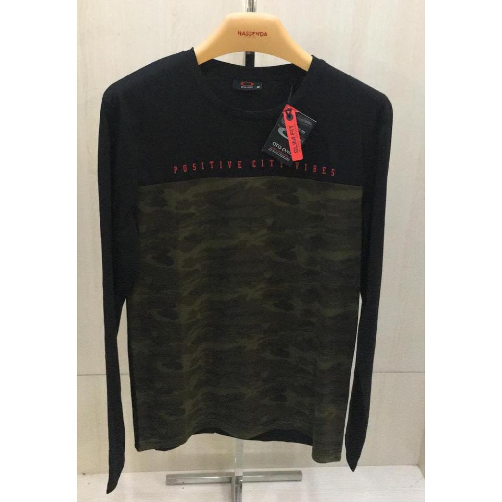 Kaos Lengan Panjang Army Oto Ono / Baju Ori Hassenda