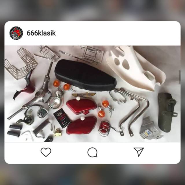 Paket paketan cover body full honda 70 c70 pnp astrea grand legenda