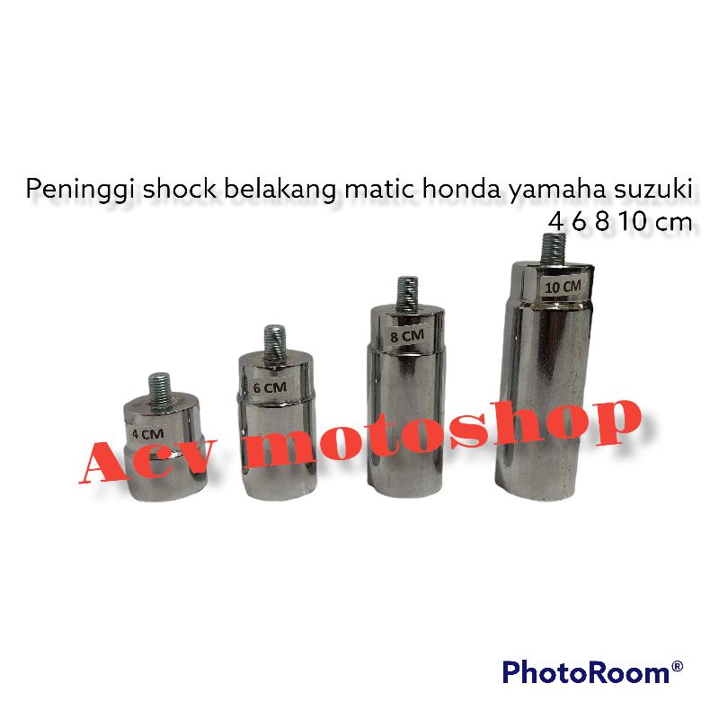 peninggi sambungan shock skok shok belakang matic metik HONDA YAMAHA SUZUKI BEAT STREET ESP VARIO