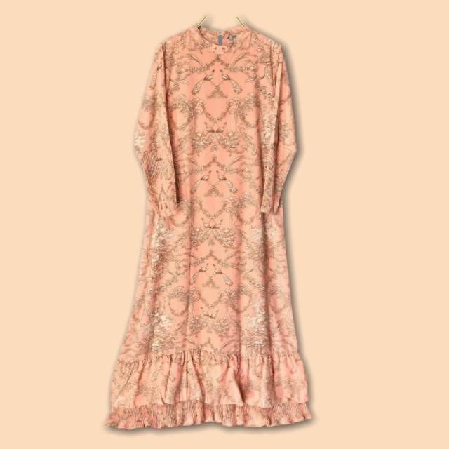 Gamis Dress Muslim MILA Peach
