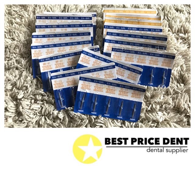 High speed bur dental azdent 1pcs round tappered inverted long thin round end