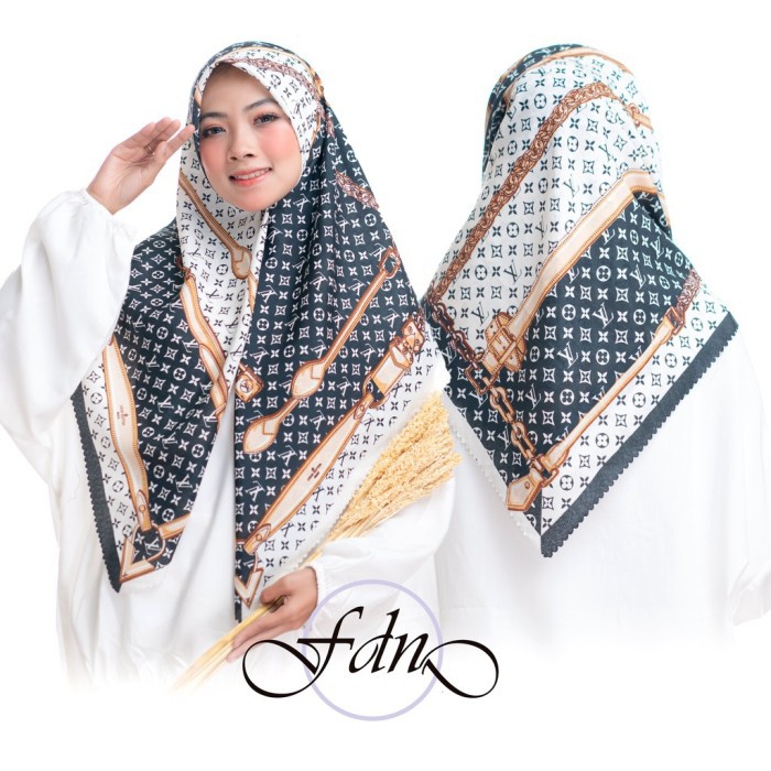 Jual KERUDUNG SEGIEMPAT LV VOAL PREMIUM SCRAF DEENAY KW SUPER VOAL PREMIUM Terlaris