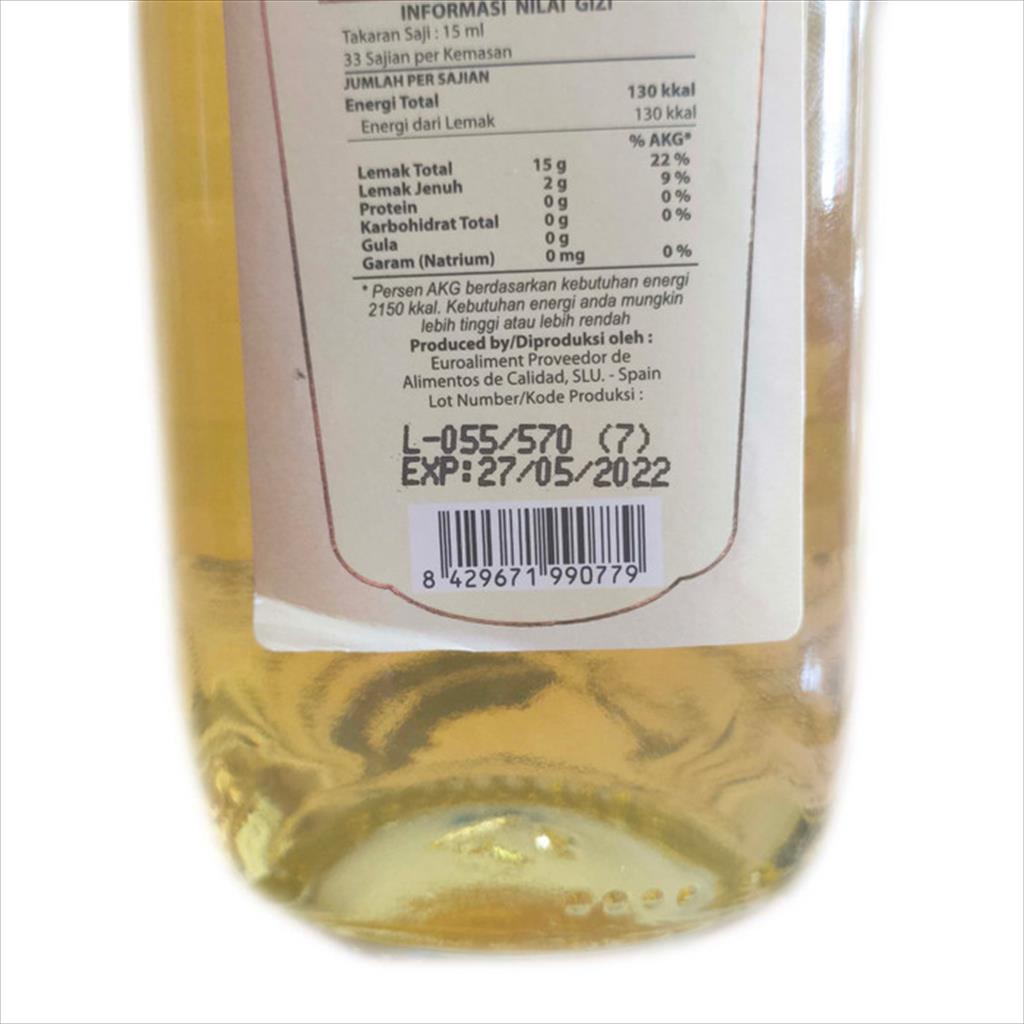 SUNNY PERFECT GRAPESEED OIL 1 LITER - MINYAK BIJI ANGGUR HALAL IMPORT