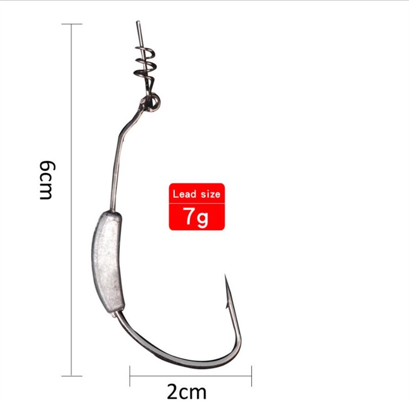 Shengyao 1Pc Umpan Pancing Soft Bait Bahan Logam Berat 2g / 3g / 5g / 7g / 9g Fishing Jig Hooks Jigging Bait