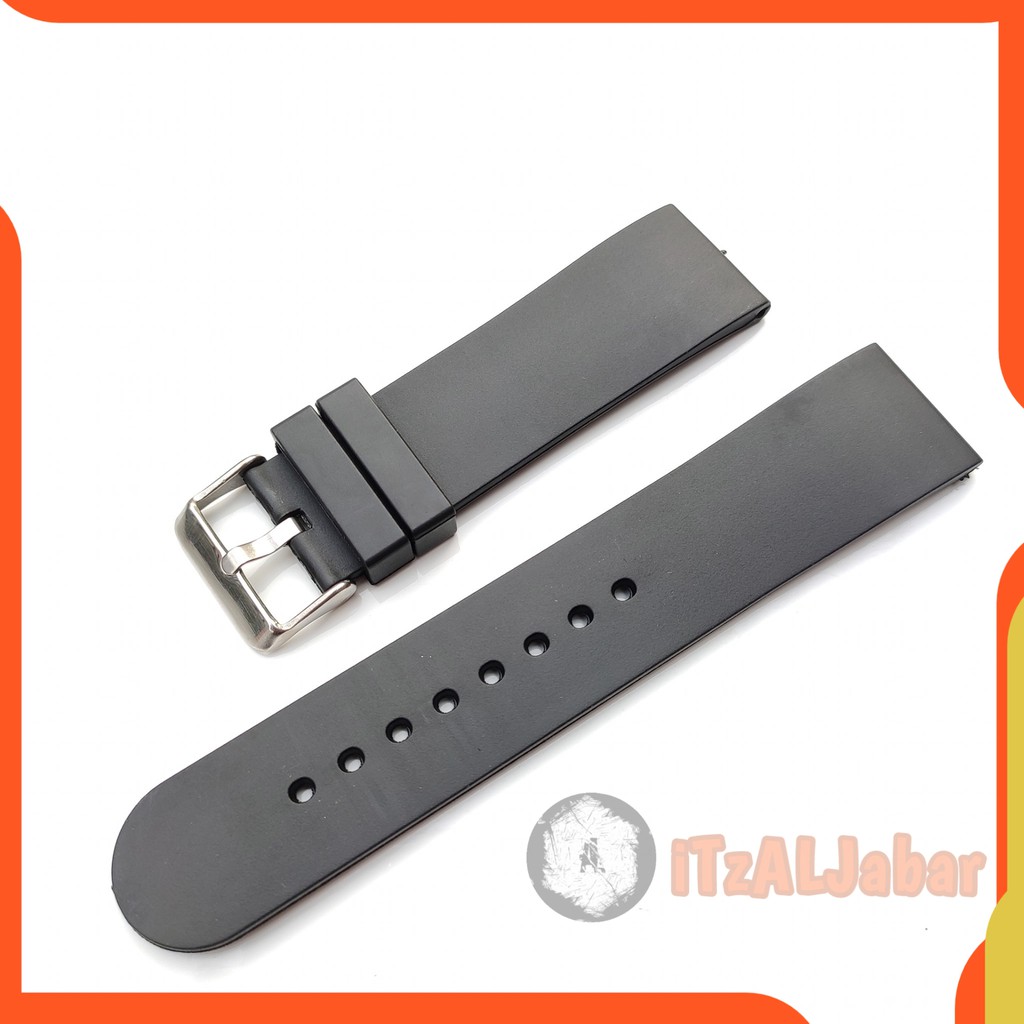 Tali jam tangan Universal Karet rubber strap 24mm Tali jam Karet 24mm