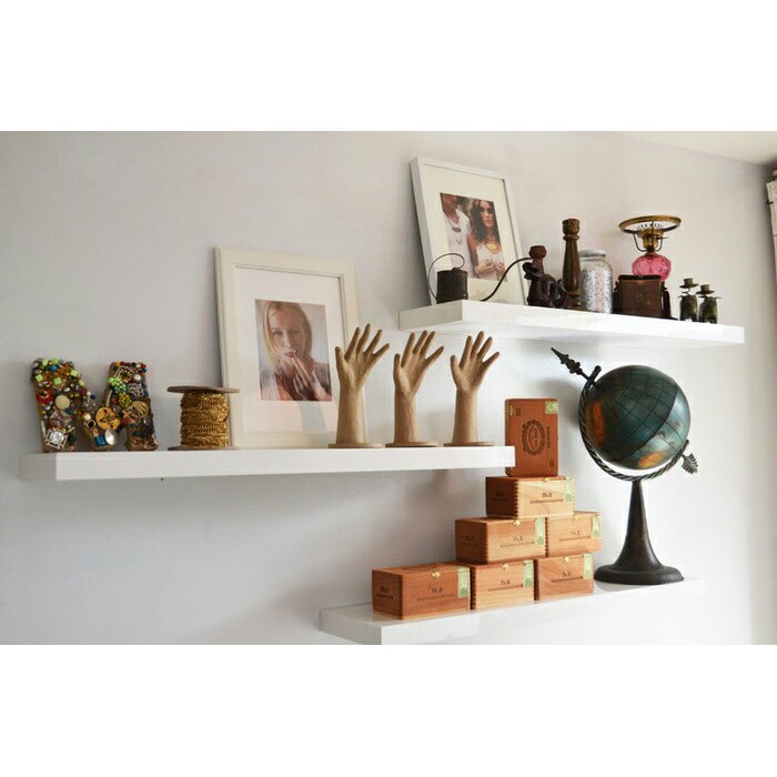 rak buku dinding rak bumbu meja gantung meja dinding rak buku Putih