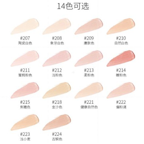 DNM Concealer Small Gold Tube Foundation 14 warna