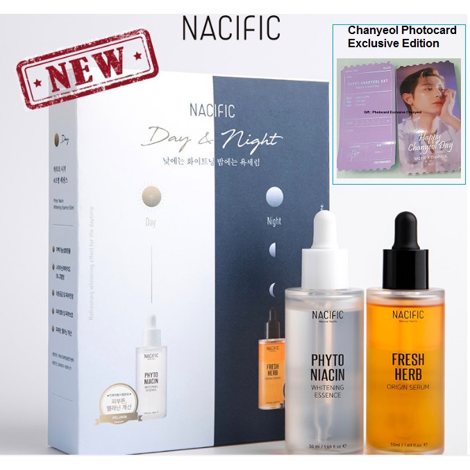 READY NACIFIC DAY NIGHT SET-WHITENING ESSENSE SET-FRESH HERB SET