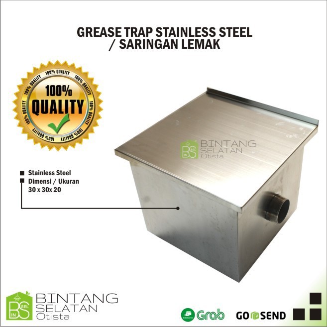 GREASE TRAP STAINLESS STEEL SARINGAN LEMAK MINYAK