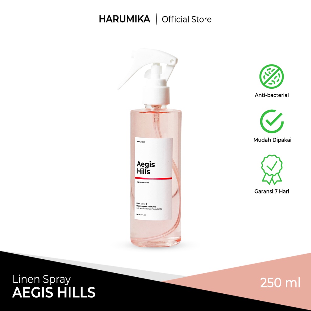 HARUMIKA AEGIS HILLS 250ml LINEN SPRAY ANTI BACTERIAL