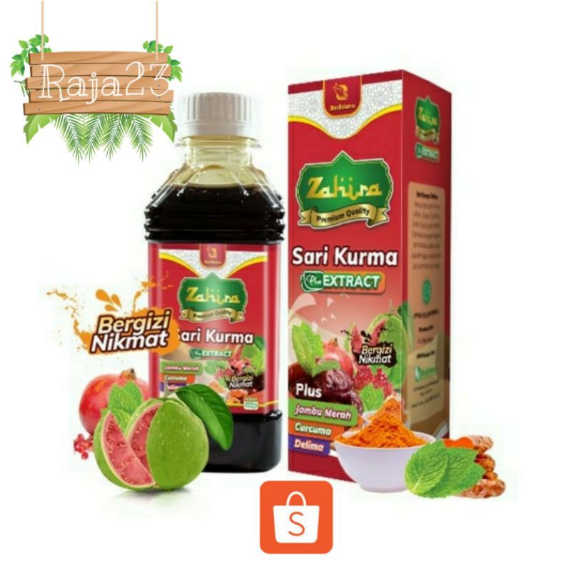 

Sari Kurma Zahira Bariklana 330gr Plus Ekstrak Jambu Merah