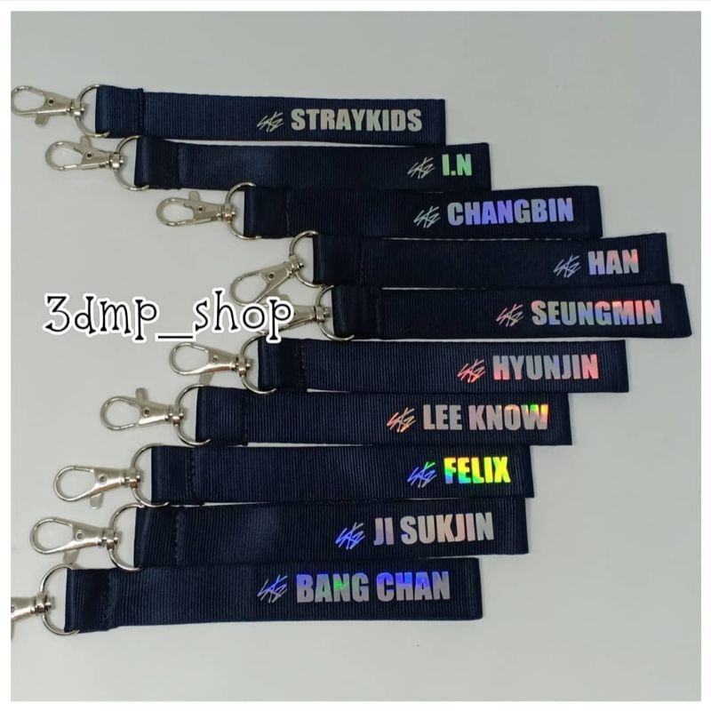 Lanyard gantungan kunci ganci stray kids hyunjin lee know changbin felix han seungmin bangchan