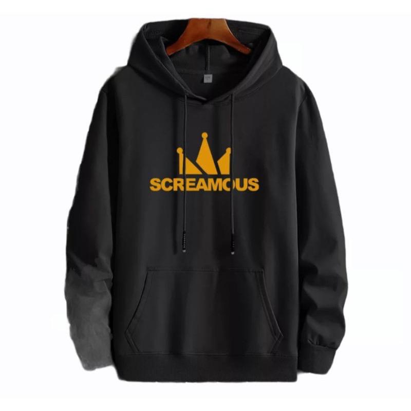 Jaket hoodie screamous premium fleece tebal / sweater hoodie pria wanita / hoodie unisex / jaket hoodie distro / hoodie ukuran jumbo / jaket hoodie size jumbo