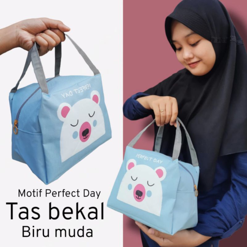 TAS BEKAL MAKANAN  LUNCH BAG VERSI LOKAL An BAHAN D 600