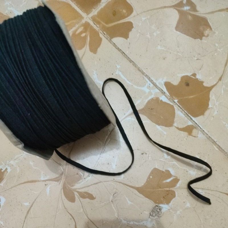 (5 Meter) Karet Elastis / Karet Masker / KaretBaby 0.5/0.7/2cm