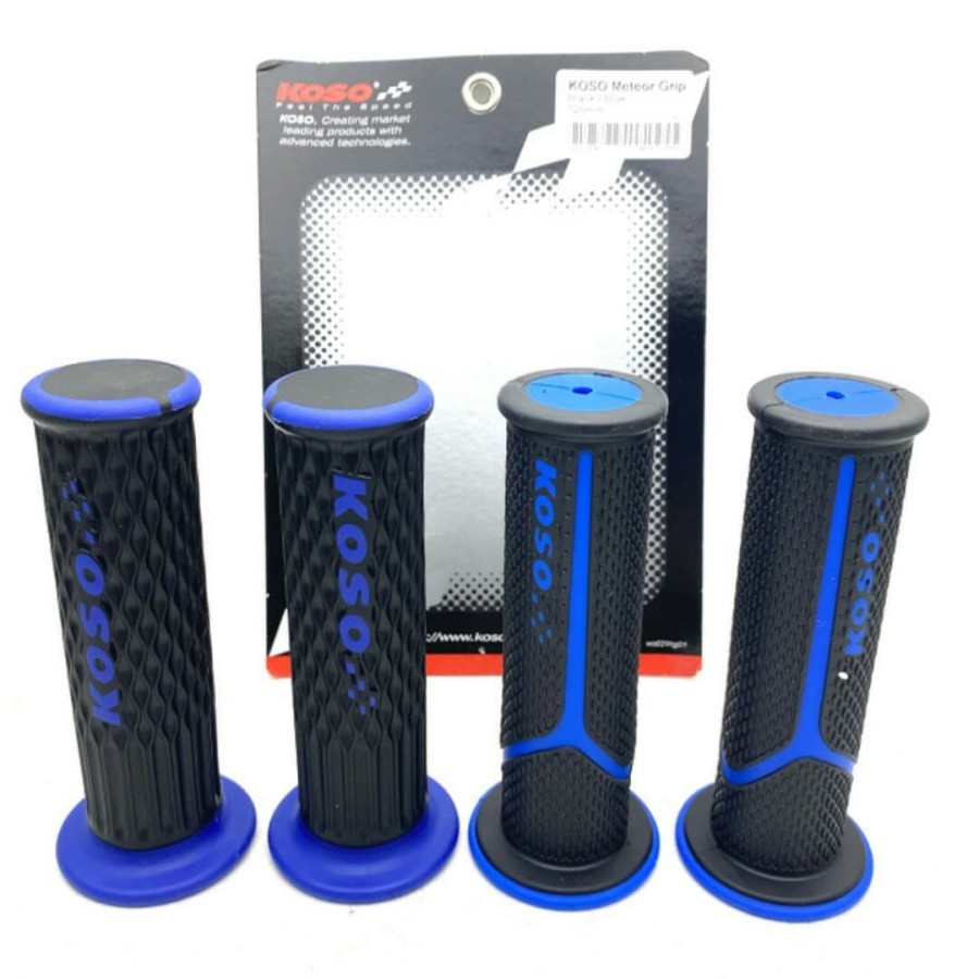 HANDGRIP GRIP KOSO ORIGINAL HITAM BIRU UNIVERSAL SEMUA MOTOR