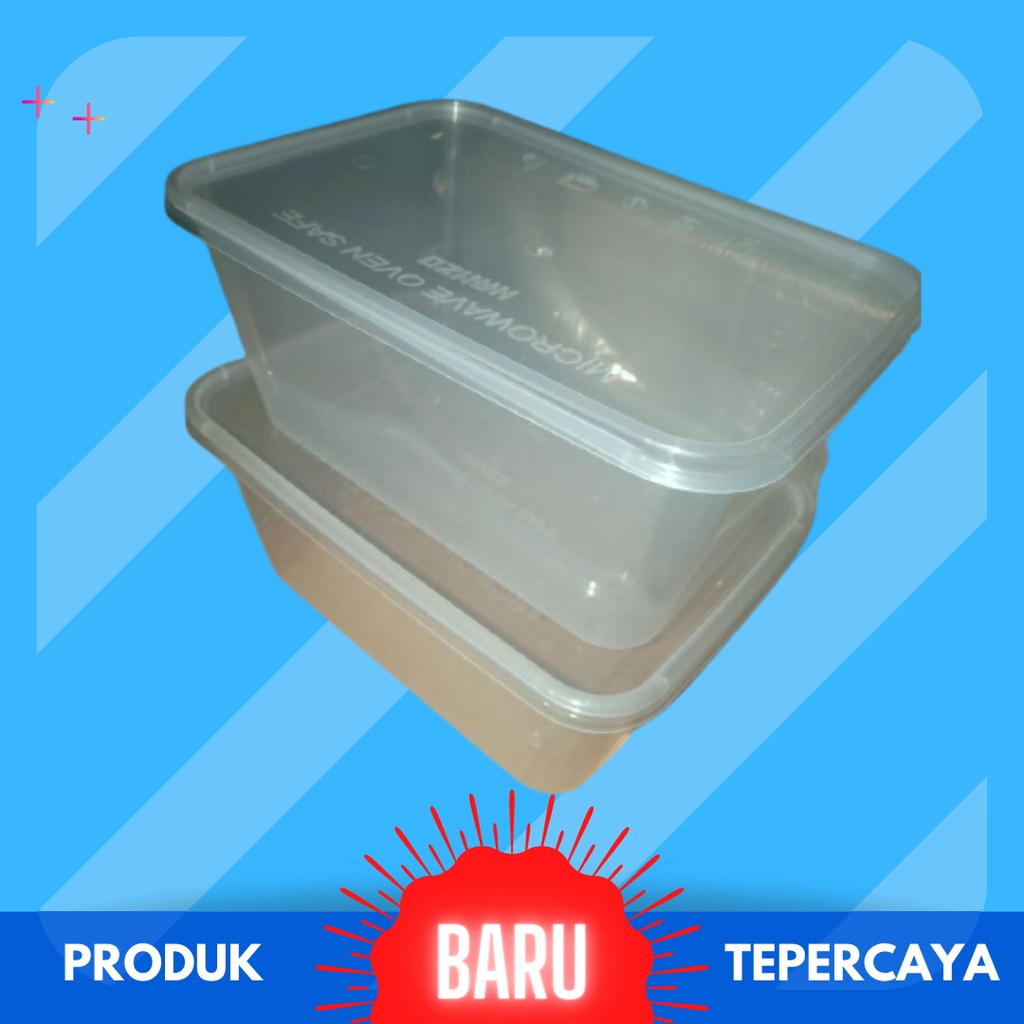 KOTAK MAKAN THINWALL OMPRENG PLASTIK 500 ML, 650 ML, 750 ML, 1000 ML