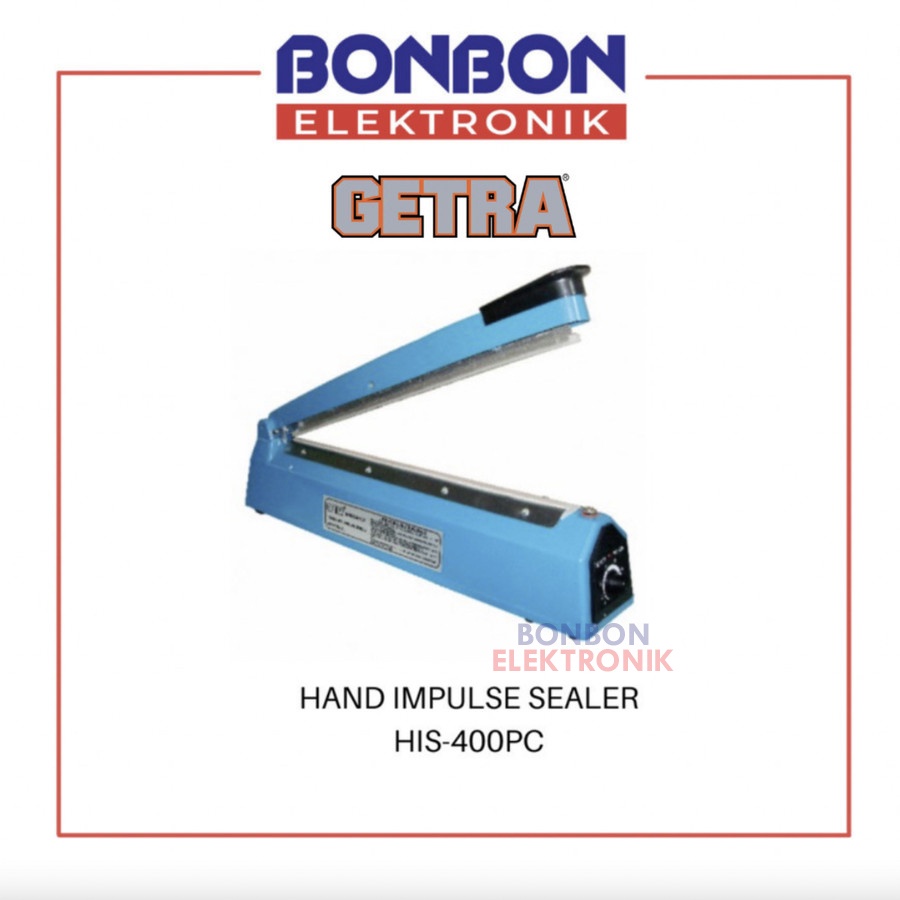 GETRA Hand Impulse Sealer HIS-400PC / Mesin Penyegel Segel Plastik