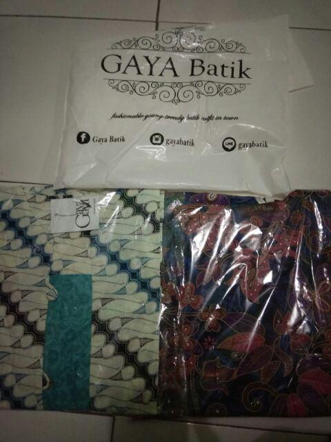 Joan Top - Gaya Batik - Blouse Atasan Baju Batik Wanita Modern