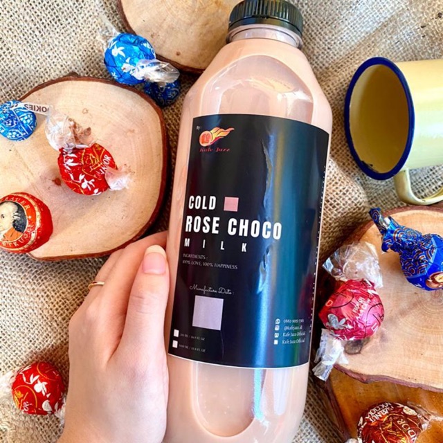 

Rose Chocolate Milk // Susu Cokelat Pastel color Botol 1 Liter