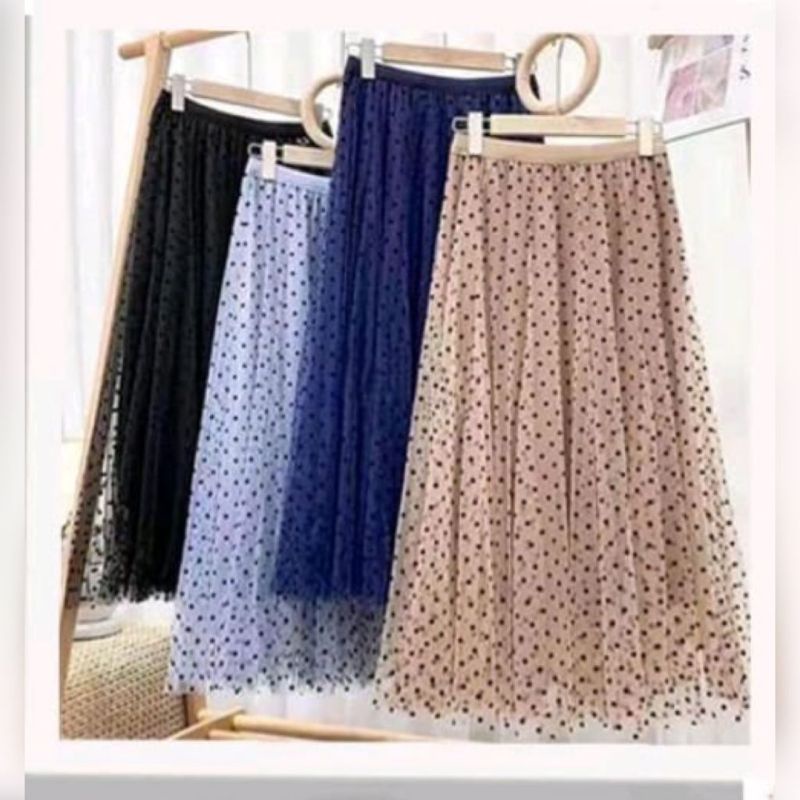 (Bisa COD) Rok tutu printing import / Rok tutu panjang