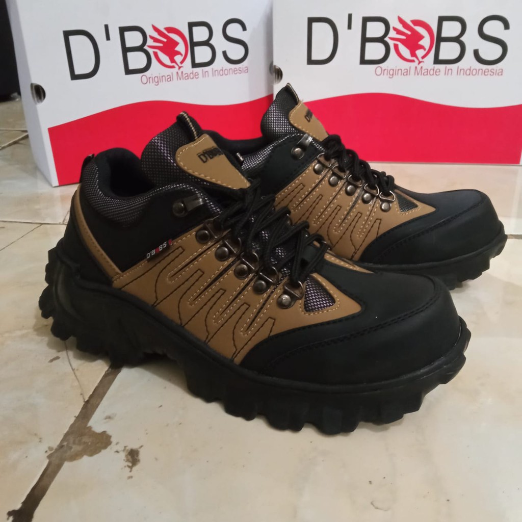 SEPATU BOOTS SAFETY PRIA PENDEK LOW KERJA PROYEK HIKING GUNUNG D'BOBS ORIGINAL DEIDARA