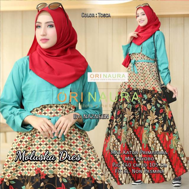 Moluska dress ori Naura