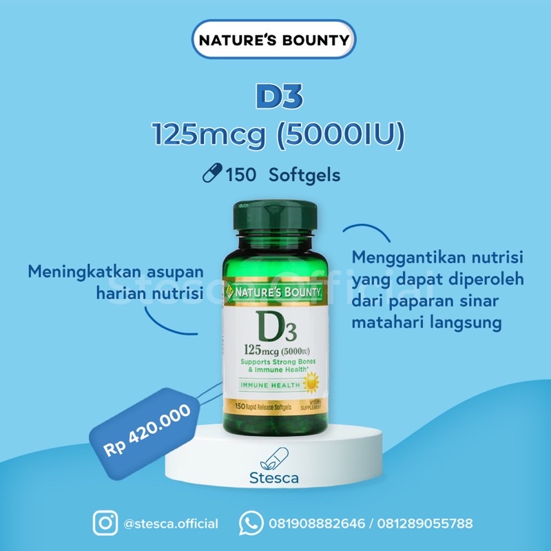 nature’s bounty d3