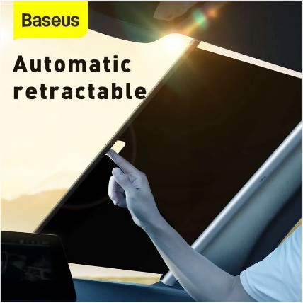 Baseus Car Window Sunshade Sun Shield Tirai Anti Panas Baseus Car Window Sunshade Sun Shield Tirai Anti Panas